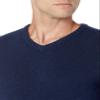 Amazon Essentials Men's Long-Sleeve Soft Touch V-Neck Sweater, Navy, Small view 4