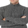 Amazon Essentials Men's Long-Sleeve Soft Touch Quarter-Zip Sweater, Charcoal Marl, Small view 4