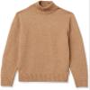 Amazon Essentials Men's Long-Sleeve Soft Touch Cotton Blend Turtleneck Sweater, Camel, X-Small view 1