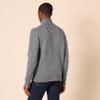 Amazon Essentials Men's Long-Sleeve Soft Touch Cotton Blend Turtleneck Sweater, Charcoal Marl, Large view 2
