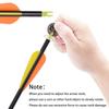 26 inch Carbon Arrow Hunting Arrows with 100 Grain Removable Tips for Archery Compound & Recurve & Traditional Bow Practice Shooting (Pack of 12) view 3