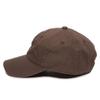 New York Baseball Cap Embroidered Cotton Adjustable Dad Hat Brown view 2