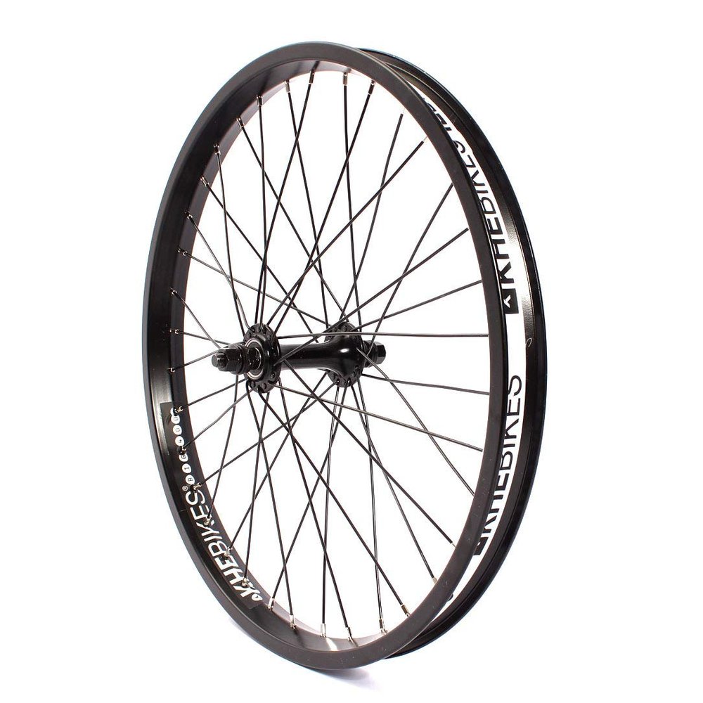 KHE MVP BMX Front Wheel Black Anodised 35 mm BIG400 Aluminium Rim 36 Hole 3/8" inch 10 mm S/B Made in Germany