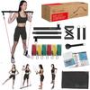 Multifunctional Pilates Bar with Resistance Bands - Compact, Portable Full-Body Workout Equipment for All Fitness Levels: Lightstuff Home Exercise Starter Kit view 1