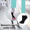 Yacht & Smith 12 Pair Women's Low Cut Ankle Socks Thin Comfortable Lightweight Breathable Wholesale Bulk Sport Socks view 3