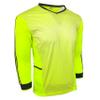 Just 4 Kicks Goalkeeper Jersey Long Sleeve Padded Goalie Shirt and Short, Kids and Adults (3 Available) Orange, Neon and Blue (XXXX-Small (Youth Small 4-6 Years), Neon) view 2