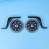 1 Set Kids Bike Training Wheels Flashing Mute Bike Wheel with Bracket Stand Holder Kid Bicycle Accessories Glow Accessories s Child Stroller Stable Wheel view 4