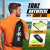 Yes4All Agility Ladder  Adjustable Speed & Agility Training Equipment for All Ages, Durable Speed Ladder, Multiple Combo Sets Available, Lime, 12 Agility Cones, 4 Steel Stakes view 4