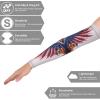 Aieefun Flag Eagle Cooling Arm Sleeves Cover for Men Women Arm Warmer Sleeves 1 Pair view 3