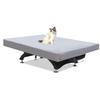 Pool Table Cover 8 Feet,Heavy Duty 600D Canvas Cloth,8 Foot Billiards Table Covers,Waterproof Tear-Resistant Scratch-Proof,Indoor Outdoor Protection Accessories, 100Lx56Wx8H Inch-Light Grey view 1