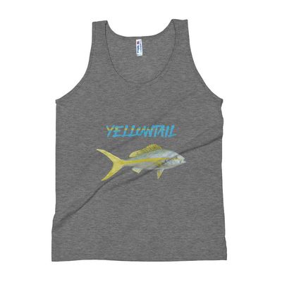Atlantic Ocean Yellowtail Snapper Fish Unisex Tank Top