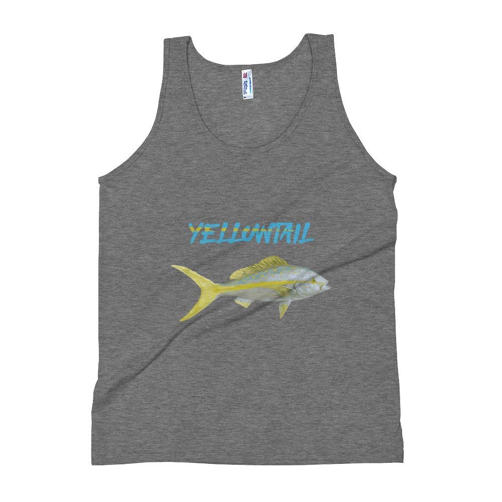 Atlantic Ocean Yellowtail Snapper Fish Unisex Tank Top