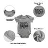 AOUYOA Baby Twins Bodysuits Born Together Friends Forever Newborn Baby Clothes Cute Toddler Outfits Infant Twin Unisex Romper(grey BF 3m) view 3