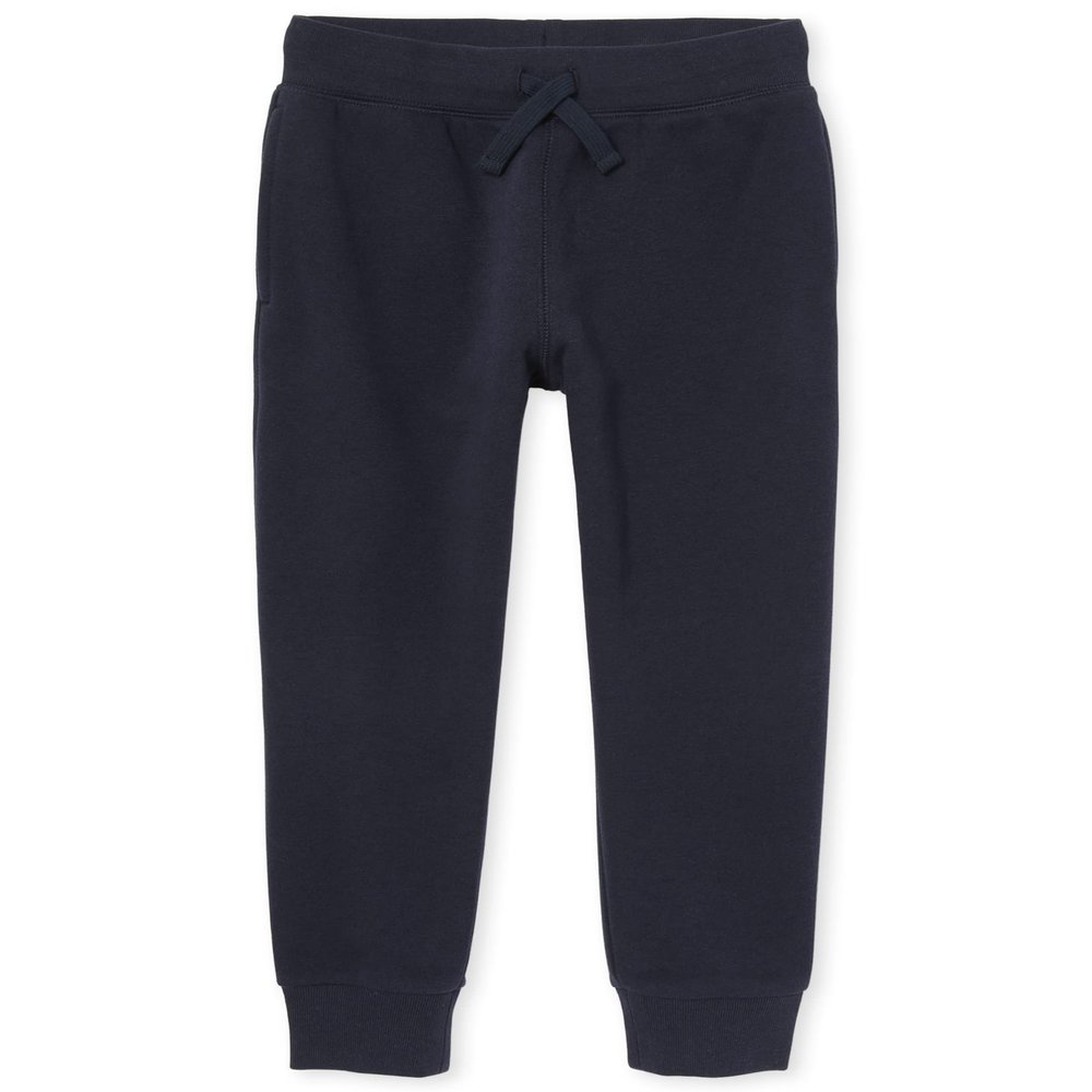 The Children's Place Boys' Uniform Active Fleece Jogger Pants, New Navy, XXL (16)