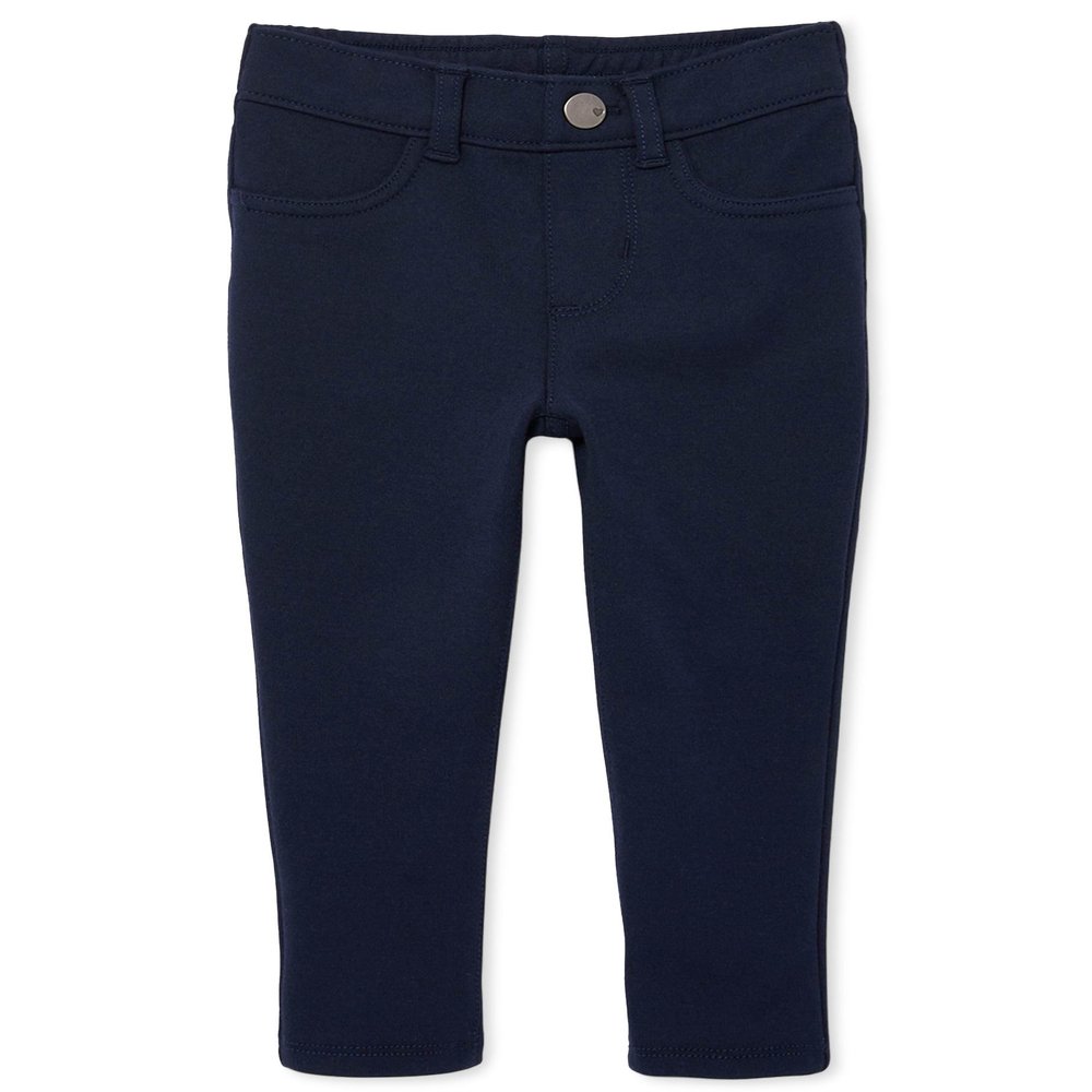 The Children's Place Girl's Ponte Knit Pull On Jeggings, Tidal, 12 slim