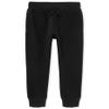 The Children's Place Boys Active Fleece Jogger Pants, Black Single, Medium US view 1
