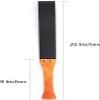 Handmade Leather Horse Whip | 19" Riding Crop with Wooden Handle | English Equestrian Training Bat view 4