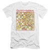 Chutes and Ladders 79 Game Board Unisex Adult Canvas Brand T Shirt for Men and Women, 2X-Large White view 1