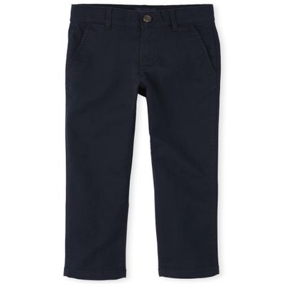 The Children's Place Boys Stretch Skinny Chino Pants,New Navy Single,4H
