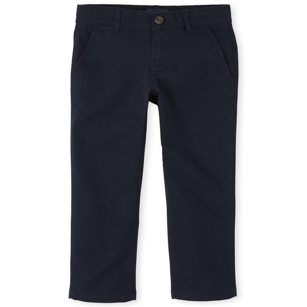 The Children's Place Boys Stretch Skinny Chino Pants,New Navy Single,4H