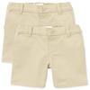 The Children's Place Baby Girls and Toddler Girls Chino Shorts, Sandy, 5T view 1