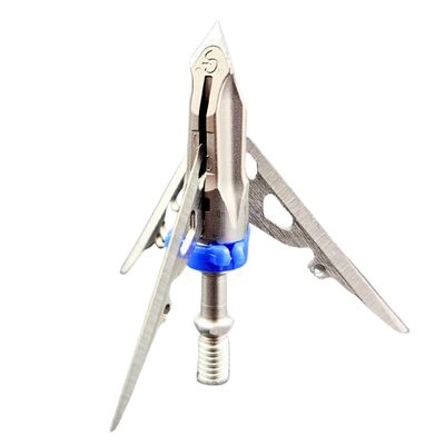 G5 Outdoors Megameat 100 Grain Broadhead 3 Pk, Stainless Steel (MM100)