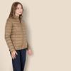 Amazon Essentials Women's Lightweight Long-Sleeve Water-Resistant Packable Puffer Jacket (Available in Plus Size), Mushroom Brown, Large view 2