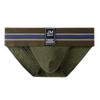 JOCKMAIL Mens Briefs Underwear Athletic Underwear Brief Cotton Mens Underwear Briefs Sport Underwear (L, Arm Green) view 1