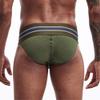 JOCKMAIL Mens Briefs Underwear Athletic Underwear Brief Cotton Mens Underwear Briefs Sport Underwear (L, Arm Green) view 4