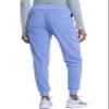 EDS Essentials Jogger Scrubs for Women, Drawstring Scrub Pants Plus Size DK065, 4XL, Ciel view 2