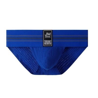 JOCKMAIL Mens Briefs Underwear Athletic Underwear Brief Cotton Mens Underwear Briefs Sport Underwear (M, Blue)