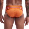 JOCKMAIL Mens Briefs Underwear Athletic Underwear Brief Cotton Mens Underwear Briefs Sport Underwear (XXL, Orange) view 2