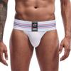 JOCKMAIL Mens Briefs Underwear Athletic Underwear Brief Cotton Mens Underwear Briefs Sport Underwear (L, White) view 2
