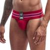 JOCKMAIL Mens Briefs Underwear Athletic Underwear Brief Cotton Mens Underwear Briefs Sport Underwear (XL, Red) view 2