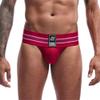 JOCKMAIL Mens Briefs Underwear Athletic Underwear Brief Cotton Mens Underwear Briefs Sport Underwear (XL, Red) view 4