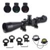 ToopMount 3.5-10x50mm Optics Scope Red Green Illuminated Scope, 5 Levels Each Color Controls, Comes with Scope Rings of 11mm 20mm Rail Base view 1