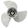 ARKDOZA 13x19 Propeller for Yamaha Outboard 50-130HP 3 Blade RH 15 Tooth view 2