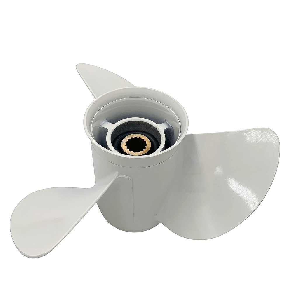 ARKDOZA 12 5/8x21 Propeller for Yamaha Outboard 50-130HP 3 Blade RH 15 Tooth