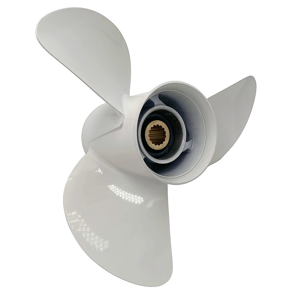 ARKDOZA 13 1/4x17 Propeller for Yamaha Outboard 50-130HP 3 Blade RH 15 Tooth