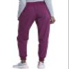 EDS Essentials Jogger Scrubs for Women, Drawstring Scrub Pants DK065, XXS, Wine view 2