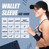 3 Pack Wrist Wallet for Men and Women, Anti-Pickpocket - Lightweight Wristband for Travel, Running, Hiking, Workout, RFID Zipper Pouch for Cash, Cards, & Small Essentials, 8-Inch Wrist Width view 4