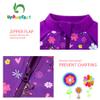 upandfast Baby Swimsuits UPF 50+ Sun Protection Long Sleeve One Piece Zip Swimwear(Purple, 9-12 Months) view 4