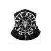 All Hail Satan Baphomet Satanic and Occult Unisex Bandana Face Mask Warmer Neck Tube for Dust Wind Sun Protection Black view 1