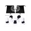 All Hail Satan Baphomet Satanic and Occult Unisex Bandana Face Mask Warmer Neck Tube for Dust Wind Sun Protection Black view 4