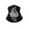 Odin Thor Viking Tribal Norse Wolf Valknut Unisex Bandanas Mouth Mask Face Masks Cover Neck Warmer for Dust Wind Sun Uv Black view 1
