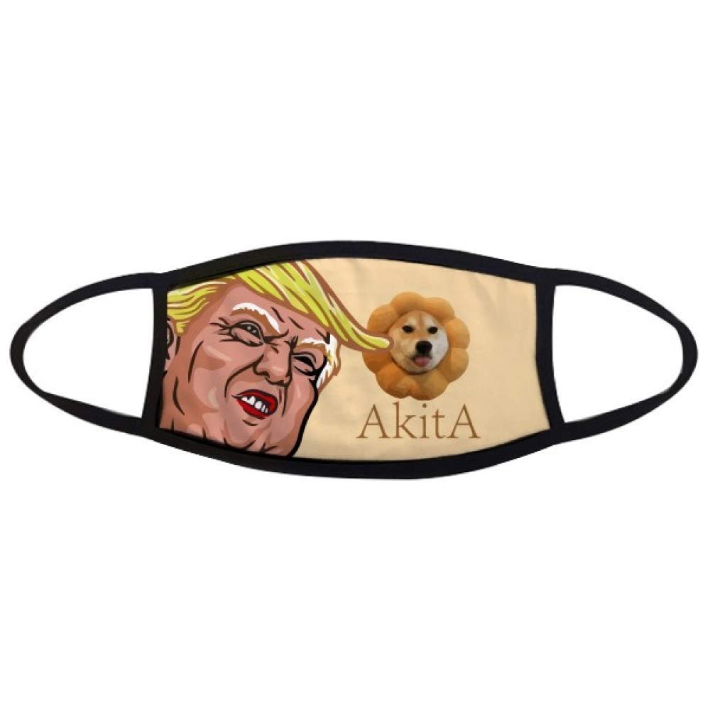 OFFbb-USA Akita Dog Pillow Neck Body Mask Windproof Reusable Anti Dust President
