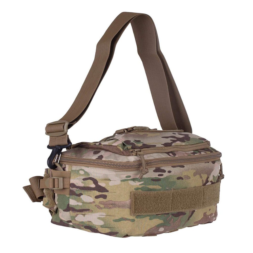 Tasmanian Tiger Medic Hip Bag  Ergonomic 9L Gear Organizer with Modular MOLLE System, Multicam