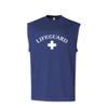 VLX Lifeguard Muscle Tee - Lifeguard Logo, Navy,M view 1