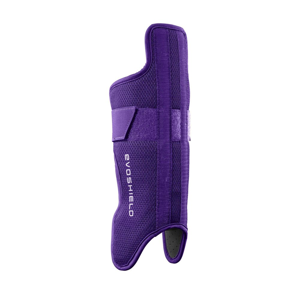 EvoShield Pro-SRZ Gel-to-Shell Catcher's Lower Leg Guards - Adult Size, Purple