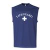 Lifeguard Muscle Tee - Lifeguard Logo,Navy,XL view 1